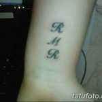 фото Тату инициалы от 19.06.2018 №169 - tattoo initials - tatufoto.com