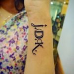 фото Тату инициалы от 19.06.2018 №171 - tattoo initials - tatufoto.com