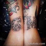 фото Тату инициалы от 19.06.2018 №178 - tattoo initials - tatufoto.com