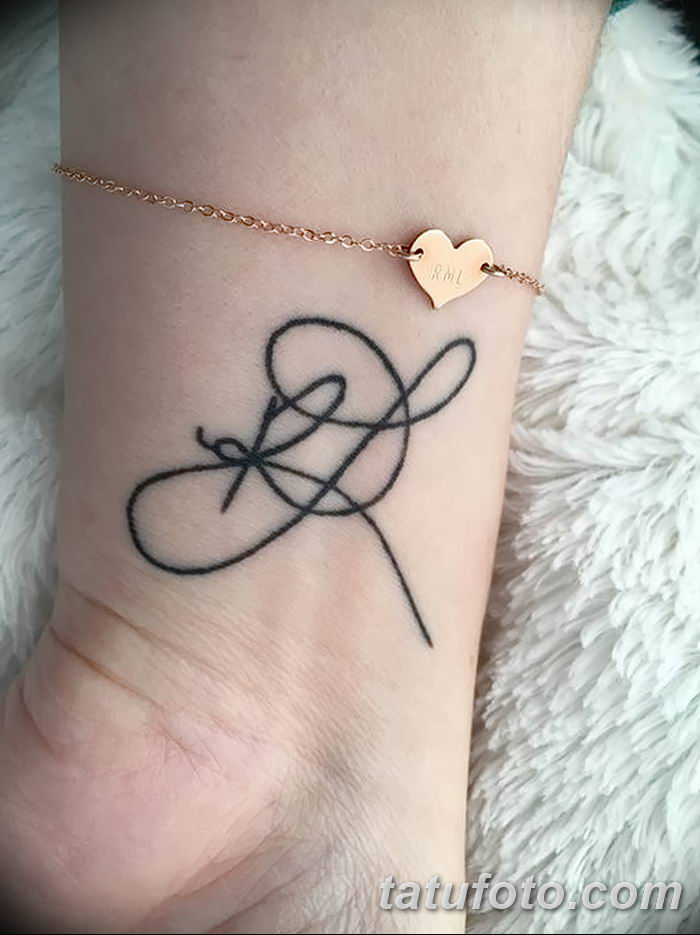 фото Тату инициалы от 19.06.2018 №212 - tattoo initials - tatufoto.com