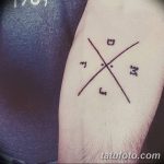 фото Тату инициалы от 19.06.2018 №225 - tattoo initials - tatufoto.com