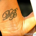 фото Тату инициалы от 19.06.2018 №232 - tattoo initials - tatufoto.com