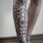 фото Тату на голени от 15.06.2018 №001 - Shin Tattoo - tatufoto.com