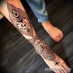 фото Тату на голени от 15.06.2018 №031 - Shin Tattoo - tatufoto.com