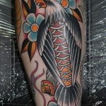 фото Тату на голени от 15.06.2018 №038 - Shin Tattoo - tatufoto.com