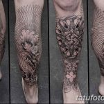 фото Тату на голени от 15.06.2018 №055 - Shin Tattoo - tatufoto.com