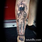 фото Тату на голени от 15.06.2018 №057 - Shin Tattoo - tatufoto.com
