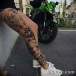 фото Тату на голени от 15.06.2018 №100 - Shin Tattoo - tatufoto.com
