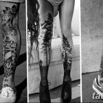 фото Тату на голени от 15.06.2018 №227 - Shin Tattoo - tatufoto.com