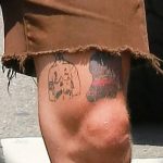 фото Тату на колене от 05.06.2018 №003 - Tattoo on the knee - tatufoto.com