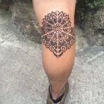 фото Тату на колене от 05.06.2018 №004 - Tattoo on the knee - tatufoto.com