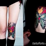 фото Тату на колене от 05.06.2018 №017 - Tattoo on the knee - tatufoto.com