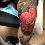 фото Тату на колене от 05.06.2018 №020 - Tattoo on the knee - tatufoto.com