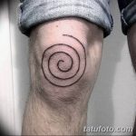 фото Тату на колене от 05.06.2018 №024 - Tattoo on the knee - tatufoto.com
