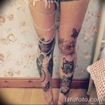фото Тату на колене от 05.06.2018 №029 - Tattoo on the knee - tatufoto.com