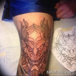 фото Тату на колене от 05.06.2018 №035 - Tattoo on the knee - tatufoto.com