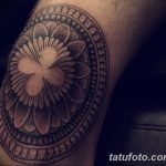 фото Тату на колене от 05.06.2018 №037 - Tattoo on the knee - tatufoto.com