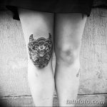 фото Тату на колене от 05.06.2018 №044 - Tattoo on the knee - tatufoto.com