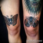 фото Тату на колене от 05.06.2018 №072 - Tattoo on the knee - tatufoto.com