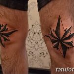 фото Тату на колене от 05.06.2018 №084 - Tattoo on the knee - tatufoto.com