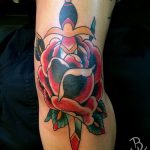 фото Тату на колене от 05.06.2018 №088 - Tattoo on the knee - tatufoto.com