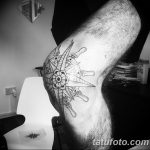 фото Тату на колене от 05.06.2018 №097 - Tattoo on the knee - tatufoto.com