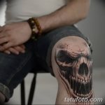 фото Тату на колене от 05.06.2018 №098 - Tattoo on the knee - tatufoto.com