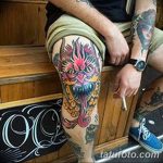 фото Тату на колене от 05.06.2018 №101 - Tattoo on the knee - tatufoto.com