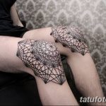 фото Тату на колене от 05.06.2018 №111 - Tattoo on the knee - tatufoto.com