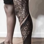 фото Тату на колене от 05.06.2018 №112 - Tattoo on the knee - tatufoto.com