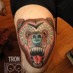 фото Тату на колене от 05.06.2018 №122 - Tattoo on the knee - tatufoto.com