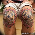 фото Тату на колене от 05.06.2018 №126 - Tattoo on the knee - tatufoto.com