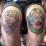 фото Тату на колене от 05.06.2018 №131 - Tattoo on the knee - tatufoto.com