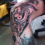 фото Тату на колене от 05.06.2018 №164 - Tattoo on the knee - tatufoto.com