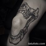 фото Тату на колене от 05.06.2018 №165 - Tattoo on the knee - tatufoto.com