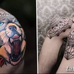 фото Тату на колене от 05.06.2018 №166 - Tattoo on the knee - tatufoto.com