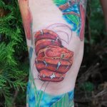 фото Тату на колене от 05.06.2018 №176 - Tattoo on the knee - tatufoto.com