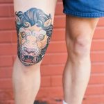 фото Тату на колене от 05.06.2018 №196 - Tattoo on the knee - tatufoto.com