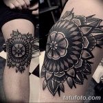 фото Тату на колене от 05.06.2018 №199 - Tattoo on the knee - tatufoto.com