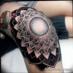 фото Тату на колене от 05.06.2018 №200 - Tattoo on the knee - tatufoto.com