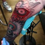 фото Тату на колене от 05.06.2018 №227 - Tattoo on the knee - tatufoto.com