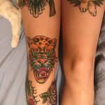 фото Тату на колене от 05.06.2018 №289 - Tattoo on the knee - tatufoto.com
