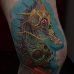 фото Тату на колене от 05.06.2018 №292 - Tattoo on the knee - tatufoto.com