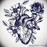 фото Эскизы тату Сердце от 20.06.2018 №002 - Sketches Tattoo Heart - tatufoto.com