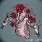 фото Эскизы тату Сердце от 20.06.2018 №005 - Sketches Tattoo Heart - tatufoto.com