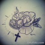фото Эскизы тату Сердце от 20.06.2018 №008 - Sketches Tattoo Heart - tatufoto.com