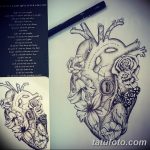 фото Эскизы тату Сердце от 20.06.2018 №010 - Sketches Tattoo Heart - tatufoto.com
