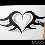 фото Эскизы тату Сердце от 20.06.2018 №034 - Sketches Tattoo Heart - tatufoto.com