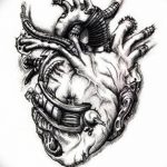 фото Эскизы тату Сердце от 20.06.2018 №040 - Sketches Tattoo Heart - tatufoto.com