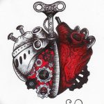 фото Эскизы тату Сердце от 20.06.2018 №050 - Sketches Tattoo Heart - tatufoto.com